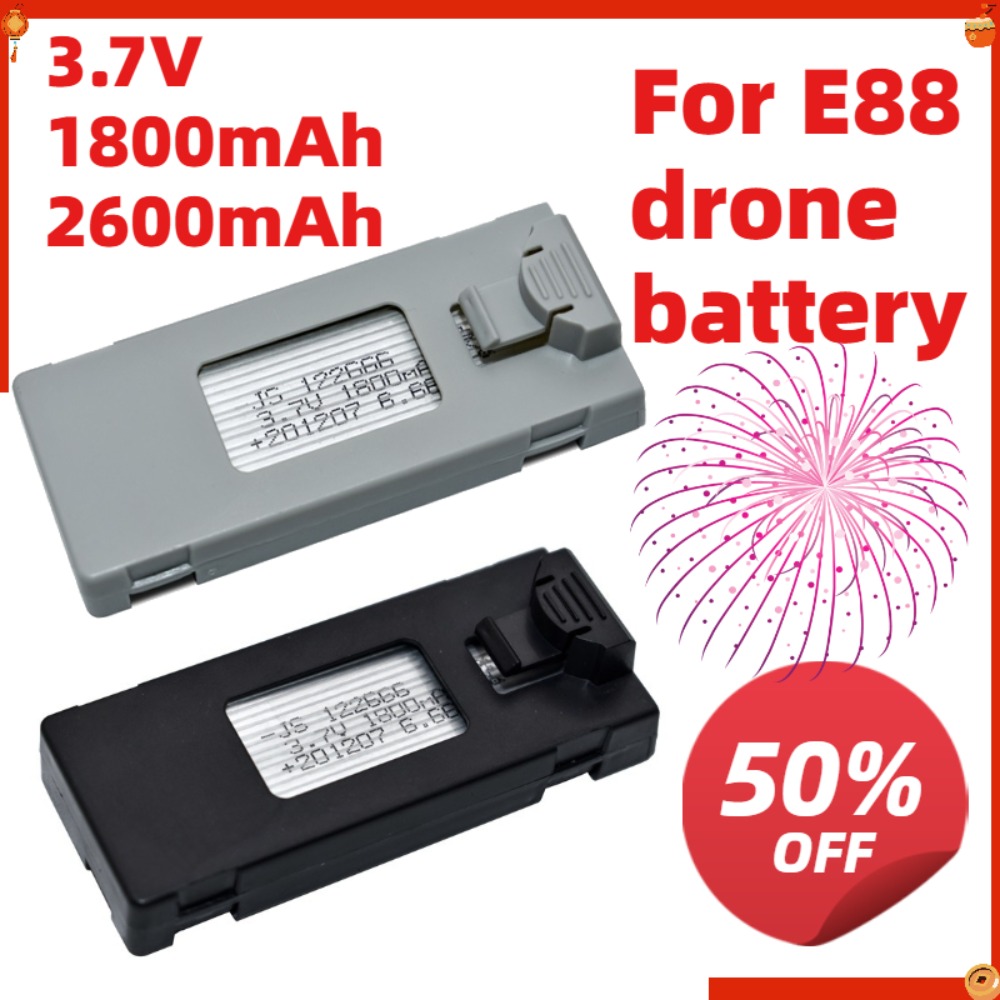 Drone E88 Rc Quadcopter - Аккумулятор для дрона 3.7V 1800mAh 2600mAh,