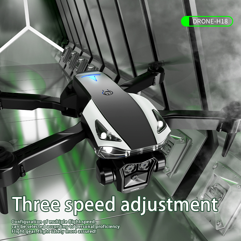 Drone Rc Foldable - H18‑2 Складной радиоуправляемый дрон с двумя