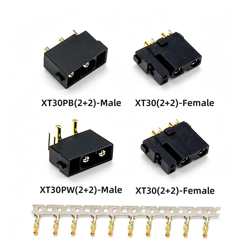 Drone Rc Signal - 5 шт. разъемов Amass XT30(2+2)-F, XT30PB(2+2)-M,
