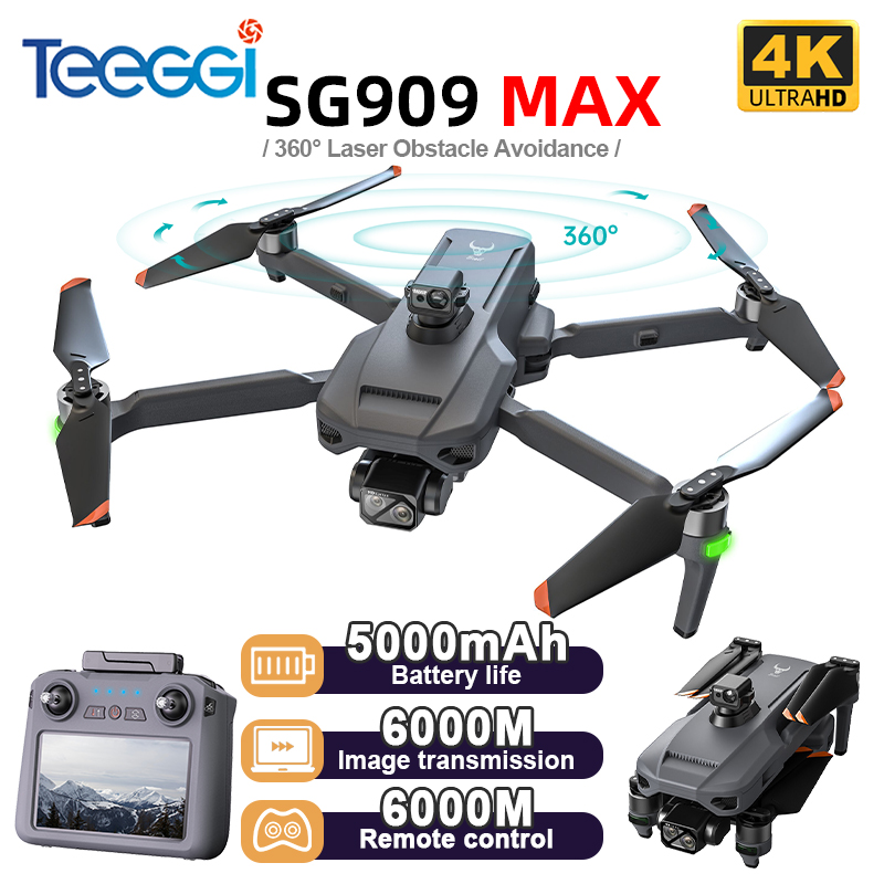Drone Rc With Screen - Teeggi SG909 MAX GPS Дрон с
