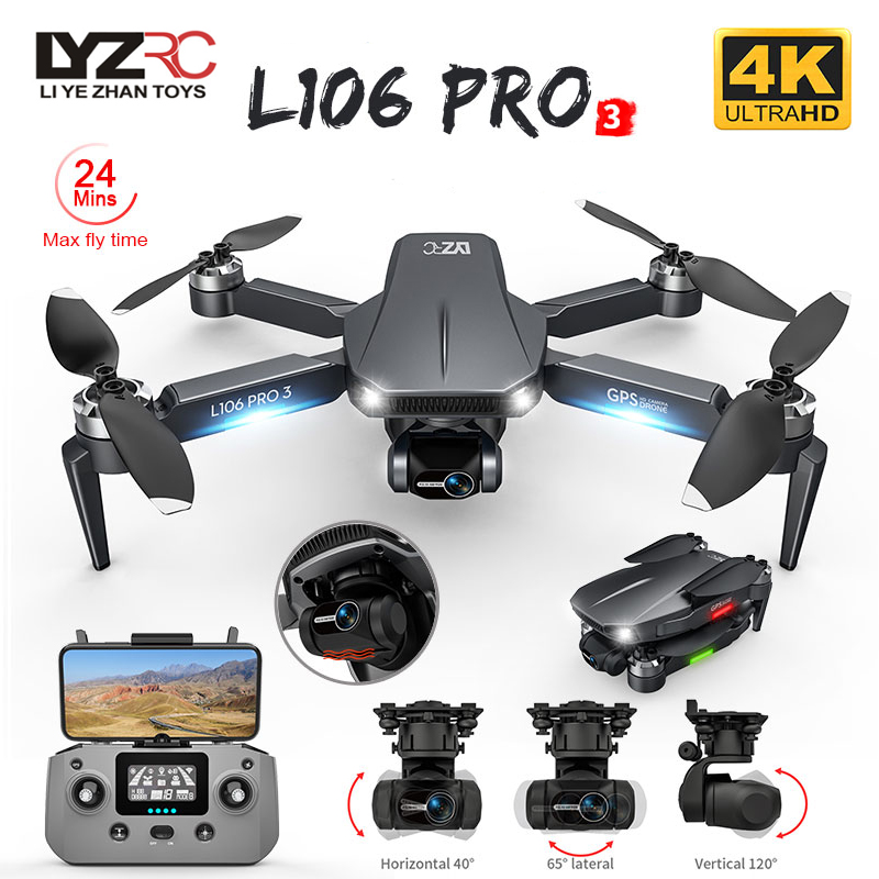 Drone Rc Foldable - L106 Pro 3 Дрон 5G WIFI