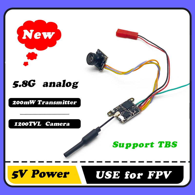 Rc Transmitter Drone - SLONWAKE 5,8G 1200TVL FPV камера VTX