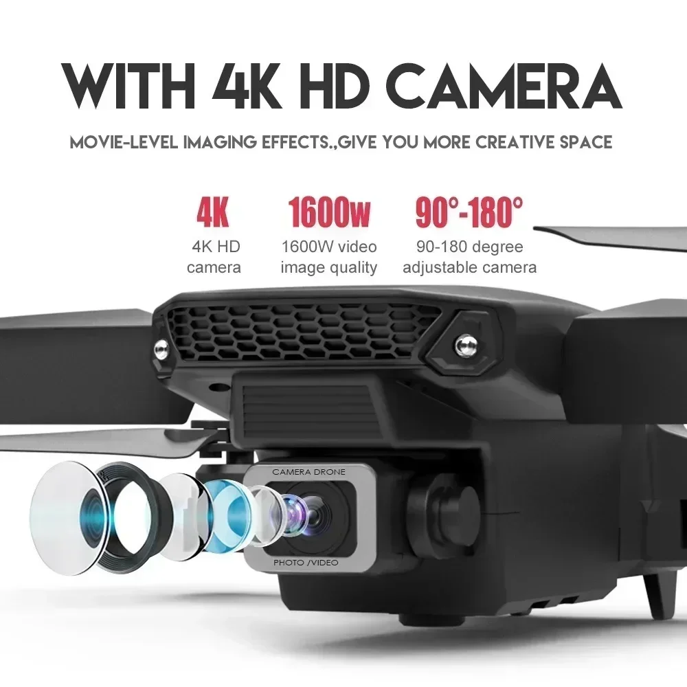 E88 Pro WIFI FPV Дрон Широкоуг – обзор и цена Drone Rc With Screen