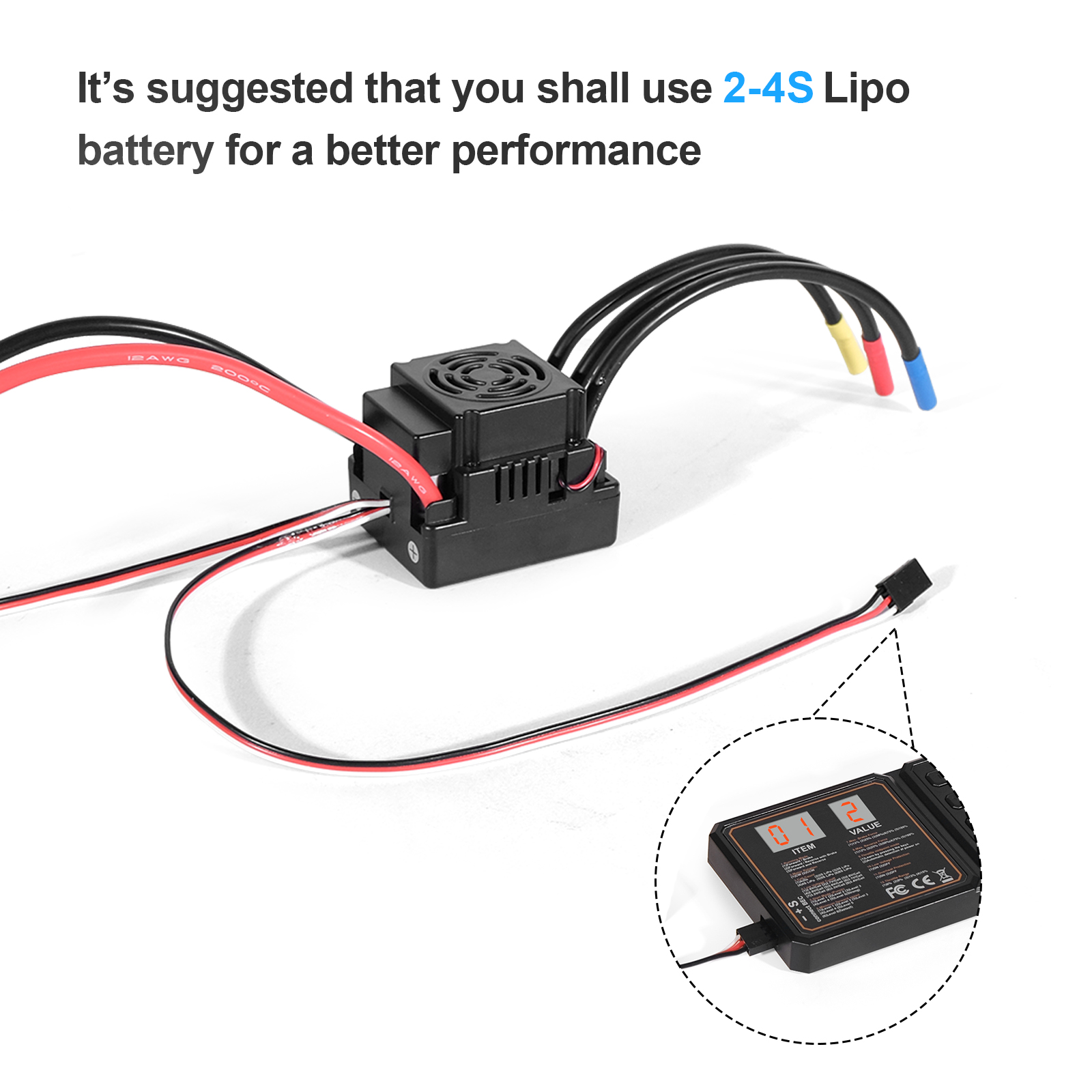 Модернизированный бесщеточный  – обзор и цена Esc 4In1 Brushless