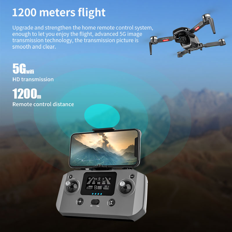 L106 Pro 3 Дрон 5G WIFI FPV Ск – обзор и цена Drone Rc Foldable