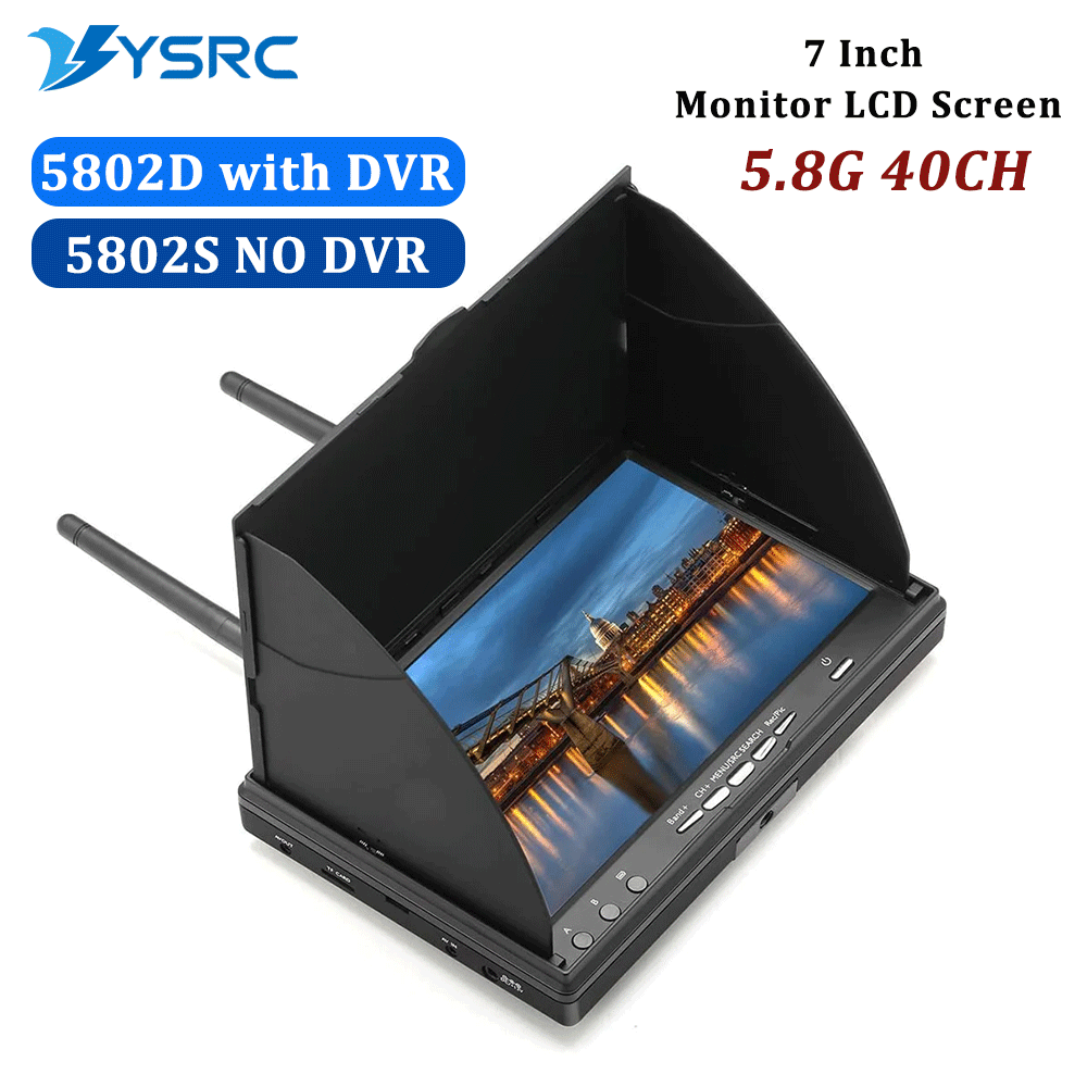 5,8 ГГц FPV DVR LS5802D, 7-дюй – обзор и цена Drone Rc With Screen