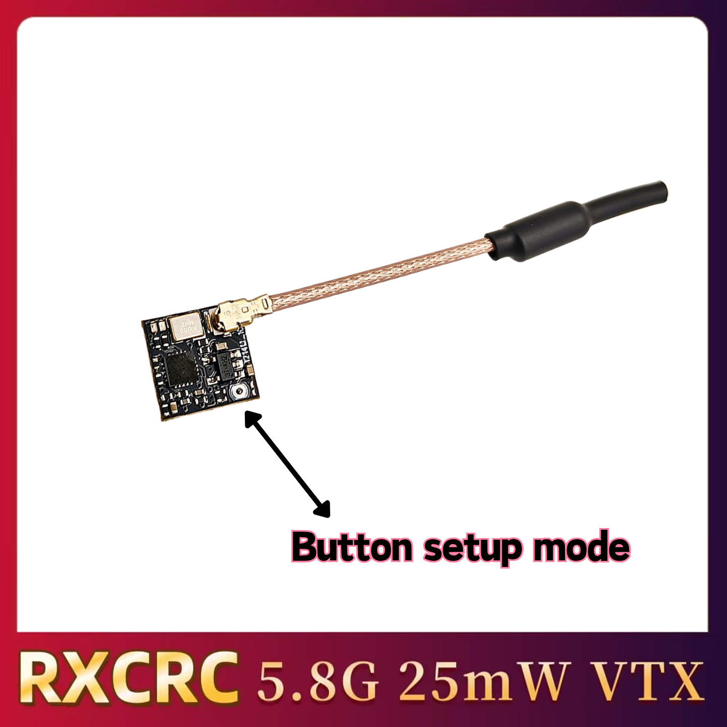 RXCRC 5.8GHz 48CH FPV 25mW ана – обзор и цена Rc Transmitter Drone